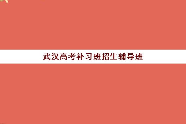 武汉高考补习班招生辅导班有哪些机构可以报？2025年权威机构排名与择校全攻略助你精准选择
