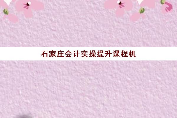 石家庄会计实操提升课程机构优质服务案例集有哪些？2025年最新机构服务对比与选择指南
