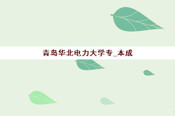 青岛华北电力大学专_本成人高考课程高性价比公办机构TOP5如何选择?2025年最新排名对比与择校全指南 青岛华北电力大学专_本成人高考课程高性价比公办机构TOP5如何选择?2025年最新排名对比与择校全指南