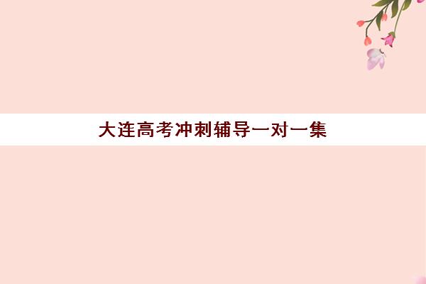 大连高考冲刺辅导一对一集训营如何科学选择？2025年最新排名前十、择校技巧与成功案例全指南