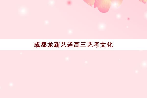 成都龙新艺道高三艺考文化课补习学校费用一般多少钱？2025年收费标准全面解析与择校性价比深度评估指南