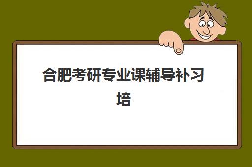 合肥考研专业课辅导补习培训机构有哪些学校？2025年十大机构排名与择校全攻略
