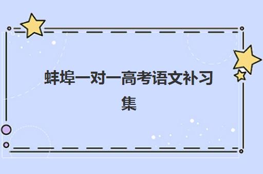 蚌埠一对一高考语文补习集训班哪个好一点？2025年收费明细、师资实力与择校指南全解析