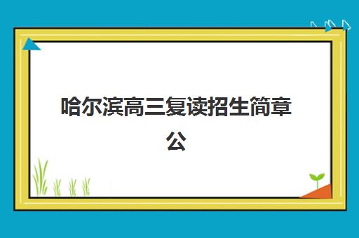 哈尔滨高三复读招生简章公办vs民办服务对比如何选择？2025年最新政策解读、费用对比与择校指南