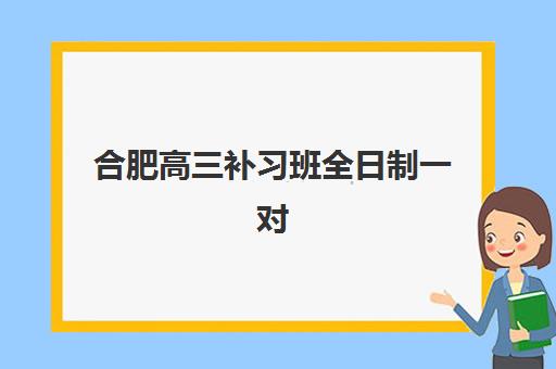 合肥高三补习班全日制一对一集中训练营在哪个学校？2025-2026学年五大优质机构对比与择校指南