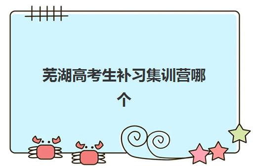 芜湖高考生补习集训营哪个比较好：复读补习班如何选？全方位指南来支招