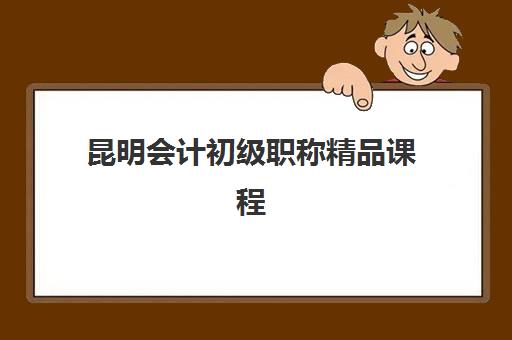 昆明会计初级职称精品课程面试培训机构哪家好，2025年十大排名与课程特色深度解析