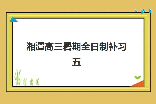 湘潭高三暑期全日制补习五大机构竞争力报告如何解读？2025年最新排名、择校指南与成功案例全解析