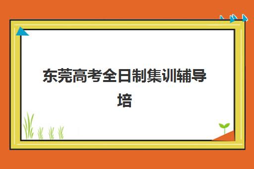 东莞高考全日制集训辅导培训机构哪家好一点？2025-2026学年最新实力排名与择校指南