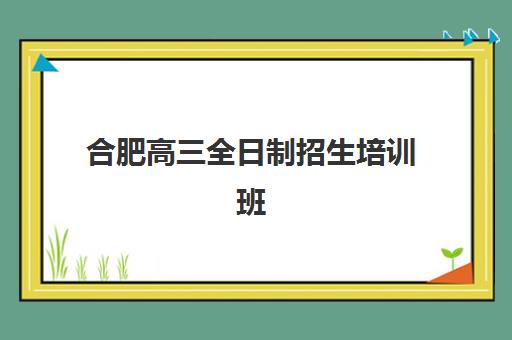 合肥高三全日制招生培训班多少钱一节课？2025年最新收费标准、主流班型价格对比与择校全指南