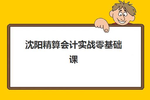 沈阳精算会计实战零基础课程培训机构哪家实力更强？2025年最新权威排行榜深度解析与选择技巧全指南